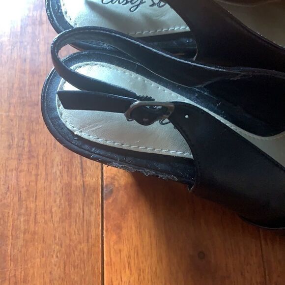 Easy street black strappy heels 8.5 - Picture 5 of 6